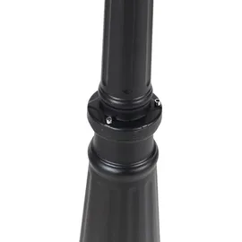 QAZQA Außenlaterne Aluminium 220 cm 2-flammig IP44 inkl. E27 schwarz