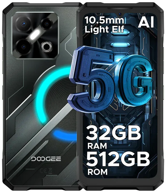 DOOGEE BLADEGTPRO Smartphone - 6,72 Zoll - 512GB - Schwarz