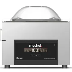 MyChef iSensor M professionelle automatische Kammer-Vakuumiergerät mit 16 m3/h Pumpe für die Gastronomie. Vakuumverpackungsmaschine für Großküchen.