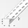 Alfer T-Profil 1 m, 35.5 x 68.6 x 2.4 mm Aluminium roh blank