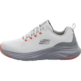 SKECHERS Vapor Foam Sneaker, Graues Netz-Synthetik-Orangenbes, 46 EU