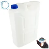 Anwicar Wasserkanister - Wasser Kanister 20l - Camping Wassertank - Wasserbehälter - Trinkwasserkanister - Frischwassertank - Weiß