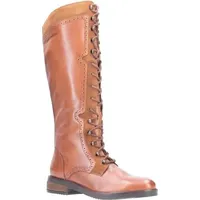 Hush Puppies - Damen Lange Stiefel "Rudy", Leder FS6744 (42 EU) (Hellbraun) - Hellbraun - 42