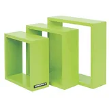 Minecraft Wandregal 3-teilig Grün