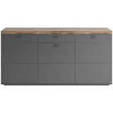 set one by Musterring Sideboard Lancaster Dekor Grau