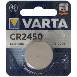 Varta Batterie passend für Osram Lightify Mini Switch Dimmschalter 1x Varta CR2450 Lithium Batterie IEC CR 2450