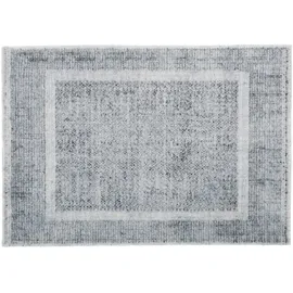 Barbara Becker Fußmatte BARBARA BECKER "Square BB, Made in Belgium", silber (silberfarben), B:67cm H:10mm L:110cm, Polyamid, Teppiche, Fußmatte, Schmutzfangmatte, auch als Läufergröße erhältlich