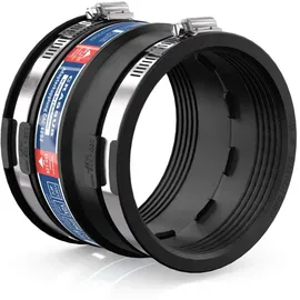 Crassus Adapterkupplung CAC 1252 110-125 mm auf 100-115 mm bis 0,6 bar EPDM / V2A