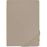 biberna Jette Jersey-Elasthan 180 x 200 - 200 x 220 cm basalt