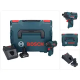 Bosch GDR 12V-110 Professional Akku Drehschlagschrauber 12 V 110 Nm 1/4" Brushless + 1x Akku 6,0 Ah + Ladegerät + L-Boxx