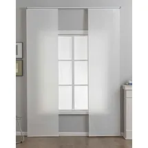 Gardinenbox New Amsterdam Schiebegardine Paneelwagen 245 x 60 cm Natur 2 St.
