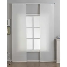 Gardinenbox New Amsterdam Schiebegardine Paneelwagen 245 x 60 cm Natur 2 St.