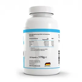 HEALTH+ Zecplus Basische Mineralien Kapseln 150 St.