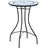 vidaXL Mosaik-Bistrotisch Ø 50 x 70 cm Blau/Weiß