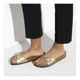 Birkenstock Madrid Birko-Flor schmal gold 42