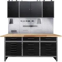 Ondis24 Werkstatt Set Konny 160 cm Werkbank 3 x