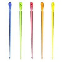 Papstar Deko-Picker, PS 8 cm farbig sortiert "Drop"