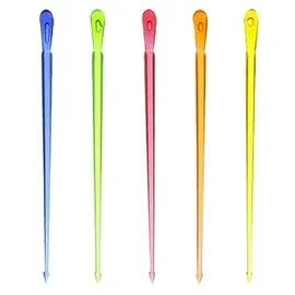 Papstar Deko-Picker, PS 8 cm farbig sortiert "Drop"