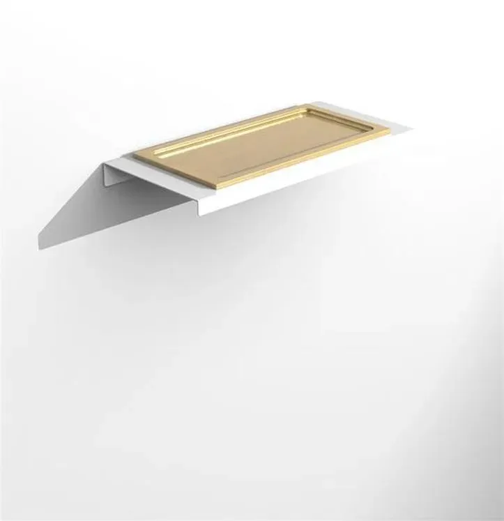 Glassdesign Aria Uno Ablage mit Einsatz VetroFreddo - weiß matt