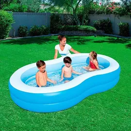 BESTWAY Lagune Family Planschbecken 262 x 157 x 46 cm