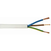 hsb - norbert kordes Schlauchleitung H03vv-f 3G0,75mm2 weiß