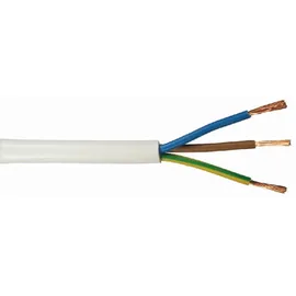 hsb - norbert kordes Schlauchleitung H03vv-f 3G0,75mm2 weiß