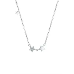 Elli Stern Astro Trend Kristalle 925 Silber Ketten   Damen 