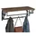 Tectake Wandgarderobe Westwood 66 x 30 x 27 cm Braun