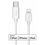 MediaRange USB-C auf Lightning 1 m Weiß