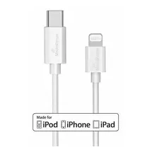 MediaRange USB-C auf Lightning 1 m Weiß