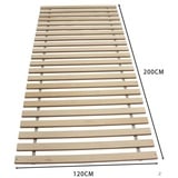 Rollrost, Clamaro, Rollrost Rolllattenrost Bettrost aus Stabile Multiplex Birke mit 450Kg plus Belastung Clamaro 120 cm x 200 cm