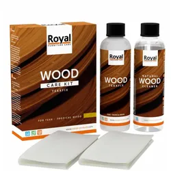 Oranje Royal Teakfix Holz Pflege Schutzmittel Wood Care Kit 2 x 250 ml