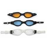 Intex Schwimmbrille Schwimmbrille Silicone Sport Master Goggles ab 8 zufällige Auswahl