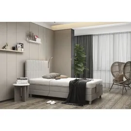 Westfalia Schlafkomfort Boxbett 138 x 211 cm Grau