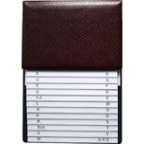 RNK RNKVERLAG 1716-2 - Telefon-Klappregister, 160x230 mm, in hochwertiger Ausführung, weinrot, 1 Stück