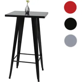 MCW Stehtisch A73 60 x 105 x 60 cm Schwarz