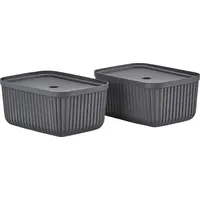 ZONE Denmark Pulp Aufbewahrungsboxen 23 x 32 cm schwarz