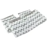 Shark Dirt Grip-Pads für Klik 'n' Flip-Dampfmopps 2er-Pack Kunststoff Weiß