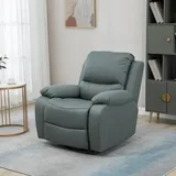 Relaxsessel Liegesessel 135° neigbar mit Wippfunktion drehbar mit Fußstütze Grün
