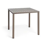 Nardi Cube Gartentisch 80 x 80 x 75,5 cm tortora