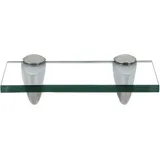 Vingo - swanew Glasregal Glasboden Wandregal Badregal Ablage Regal Klarglas 20x10 cm 8 mm