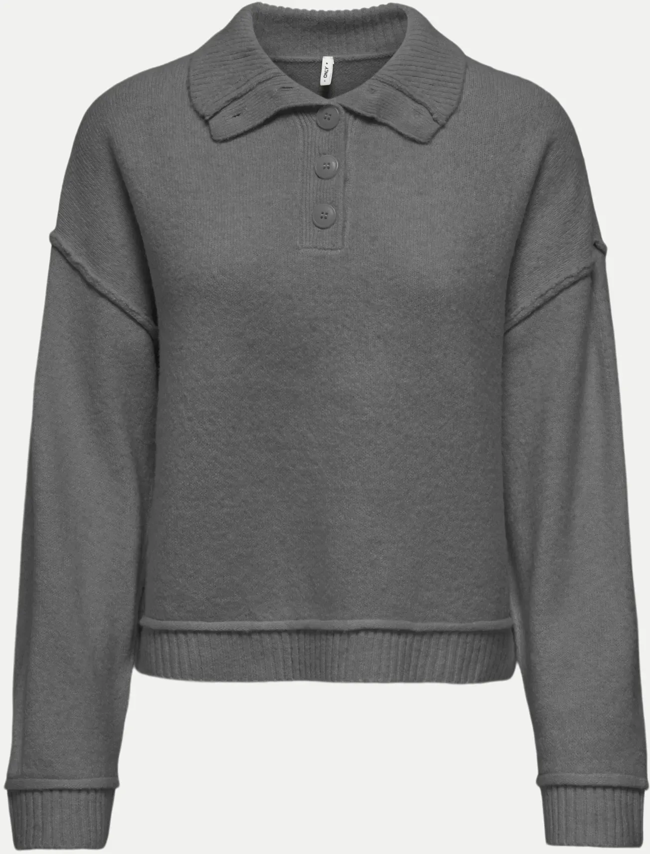 Langarmshirt Haze Grau L