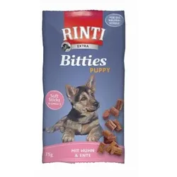 RINTI Bitties Puppy 16x75g Huhn & Ente