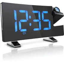 Brandson Projektionswecker schwarz