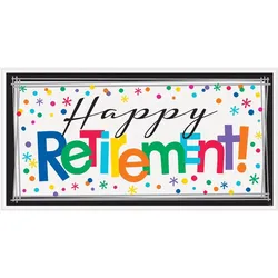 Happy Retirement Banner 1,65m