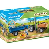 Playmobil Country Traktor mit Hänger