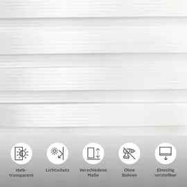 OTTO home Doppelrollo MILO 100 x 150 cm weiß