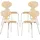 [en.casa] Esszimmerstuhl Kil naturbelassen beige 4er Set
