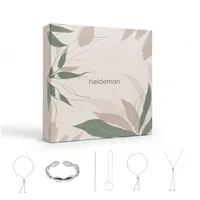 Heideman Schmuck-Adventskalender Summerbox Mailand silberfarben, Schmuckset mehrteilig Schmuck für Frauen - 5 Schmuckstücke silberfarben