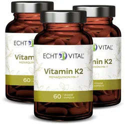 Echt Vital Vitamin K2 - 3 Gläser 3x60 St